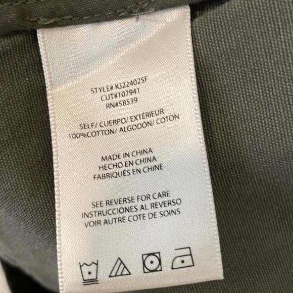 Kut from the Kloth army green zip button jacket with pockets M - Picture 4 of 6